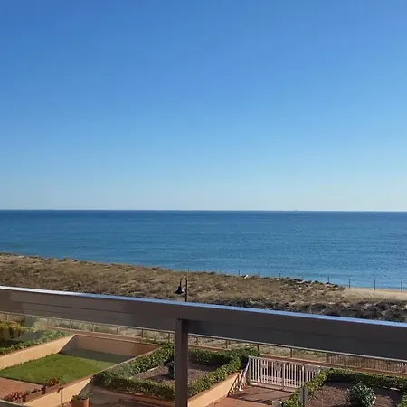 公寓 Paraiso Playa De - Reformado Primera Linea De Mar Con Parking 帕尔斯